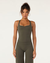 Fade Lyla Tank | Deep Olive