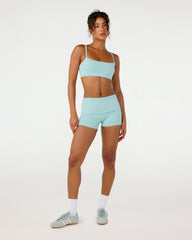 Form Invisible Scrunch Fold Over Shorts 3" | Aquatic