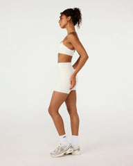 Form Invisible Scrunch High Waist Shorts 5" | Vanilla