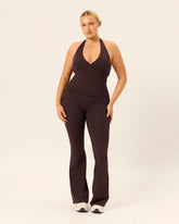 Form Invisible Scrunch Flare Leggings Tall | Espresso