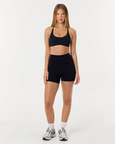 Serenity Scrunch Shorts 5" | Black