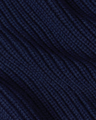 Off Shoulder Knit Sweater | Navy
