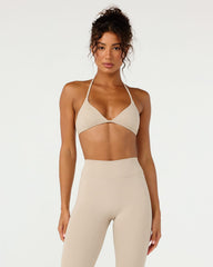 Form Micro Halter V Crop | Fawn