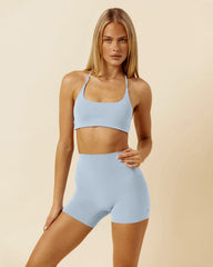 Form Lexi Support Crop | Dusty Blue