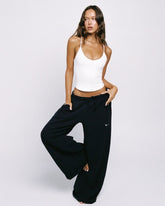 Wide Leg Sweatpants | Deep Navy