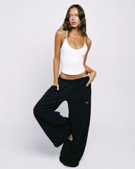 Wide Leg Sweatpants | Deep Navy