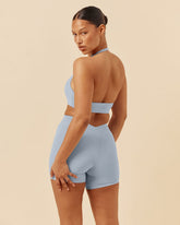 Form V Waist Shorts 5" | Dusty Blue