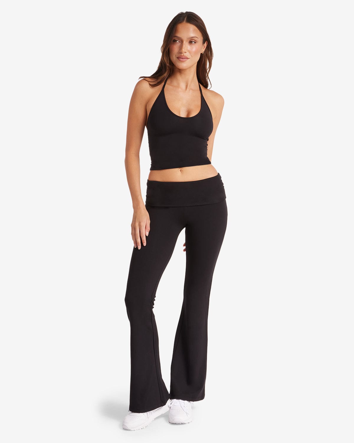Jersey Flare Pants | Black