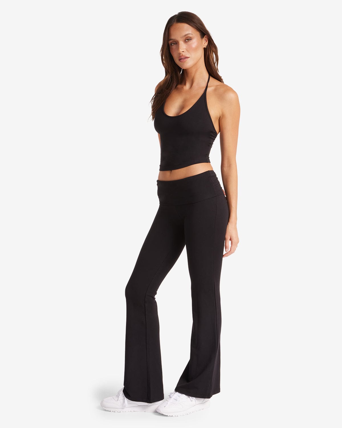 Jersey Flare Pants | Black