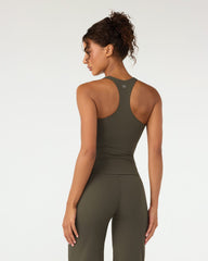 Fade Lyla Tank | Deep Olive