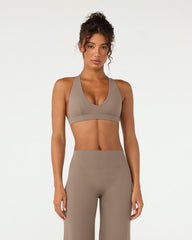 Fade Selena Crop | Mocha