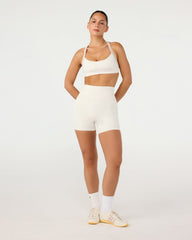Form Invisible Scrunch High Waist Shorts 5" | Vanilla
