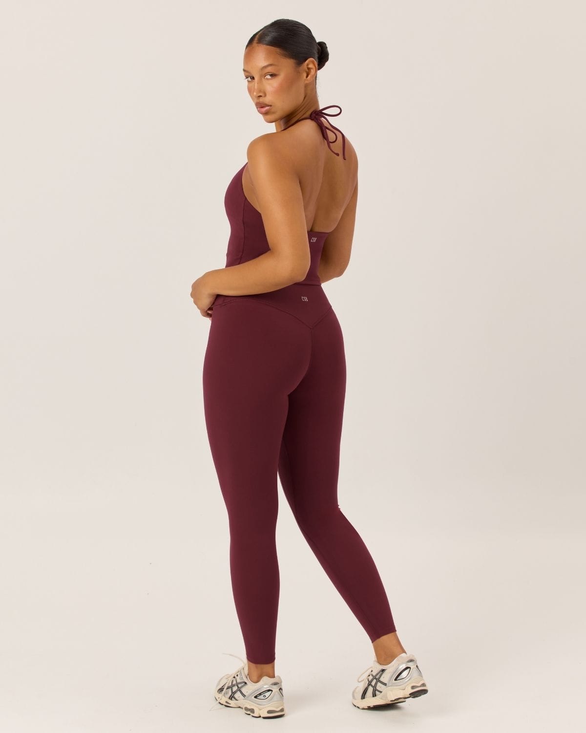 Serenity Invisible Scrunch Leggings | Burgundy