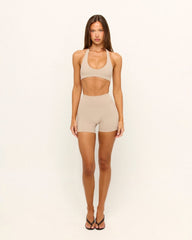 Form Halter Crop | Fawn