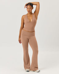 Jersey Flare Pants | Toffee