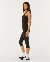 Form Invisible Scrunch Capri Leggings | Dark Chocolate