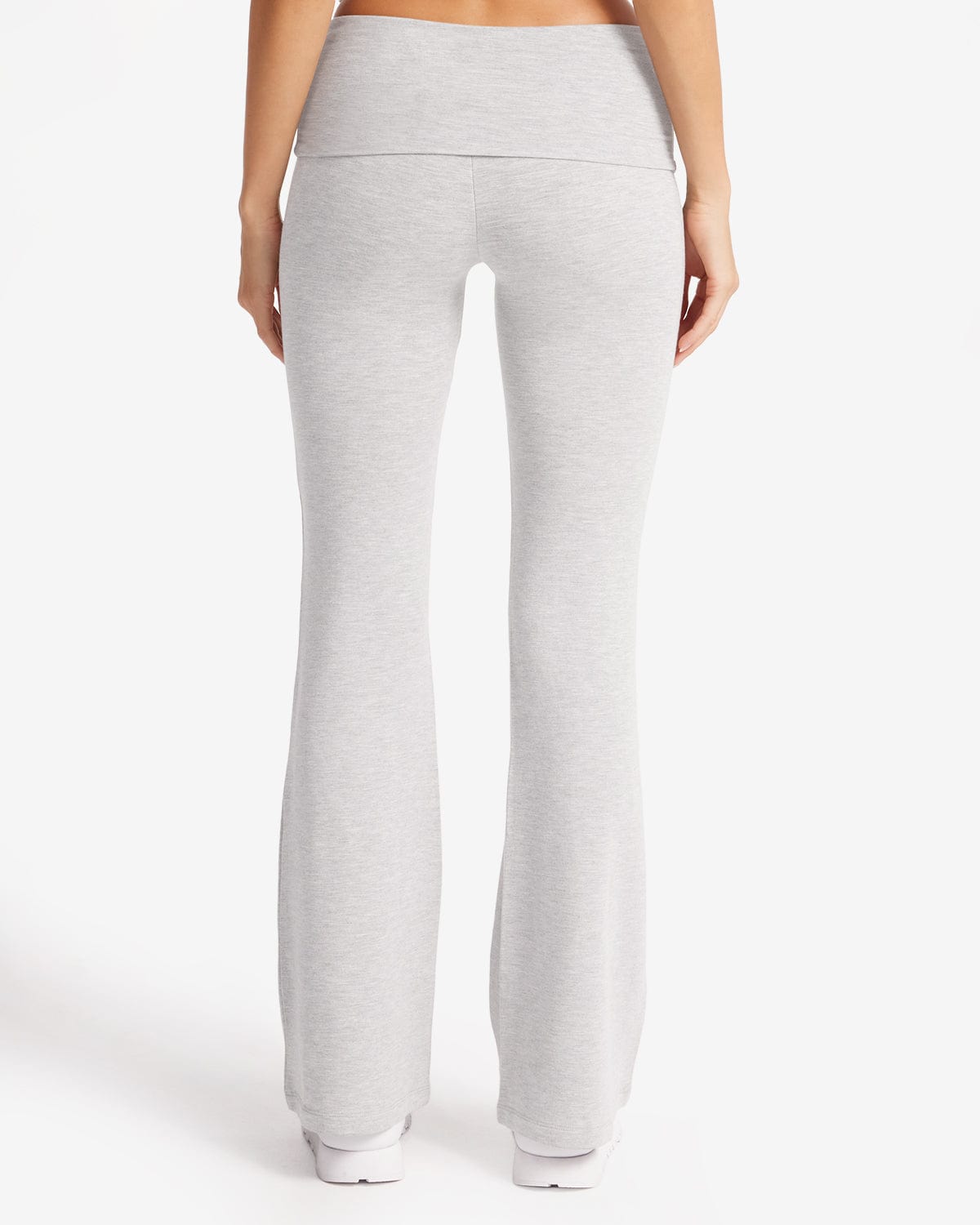Jersey Flare Pants | Light Grey