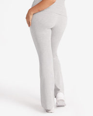 Jersey Flare Pants | Light Grey