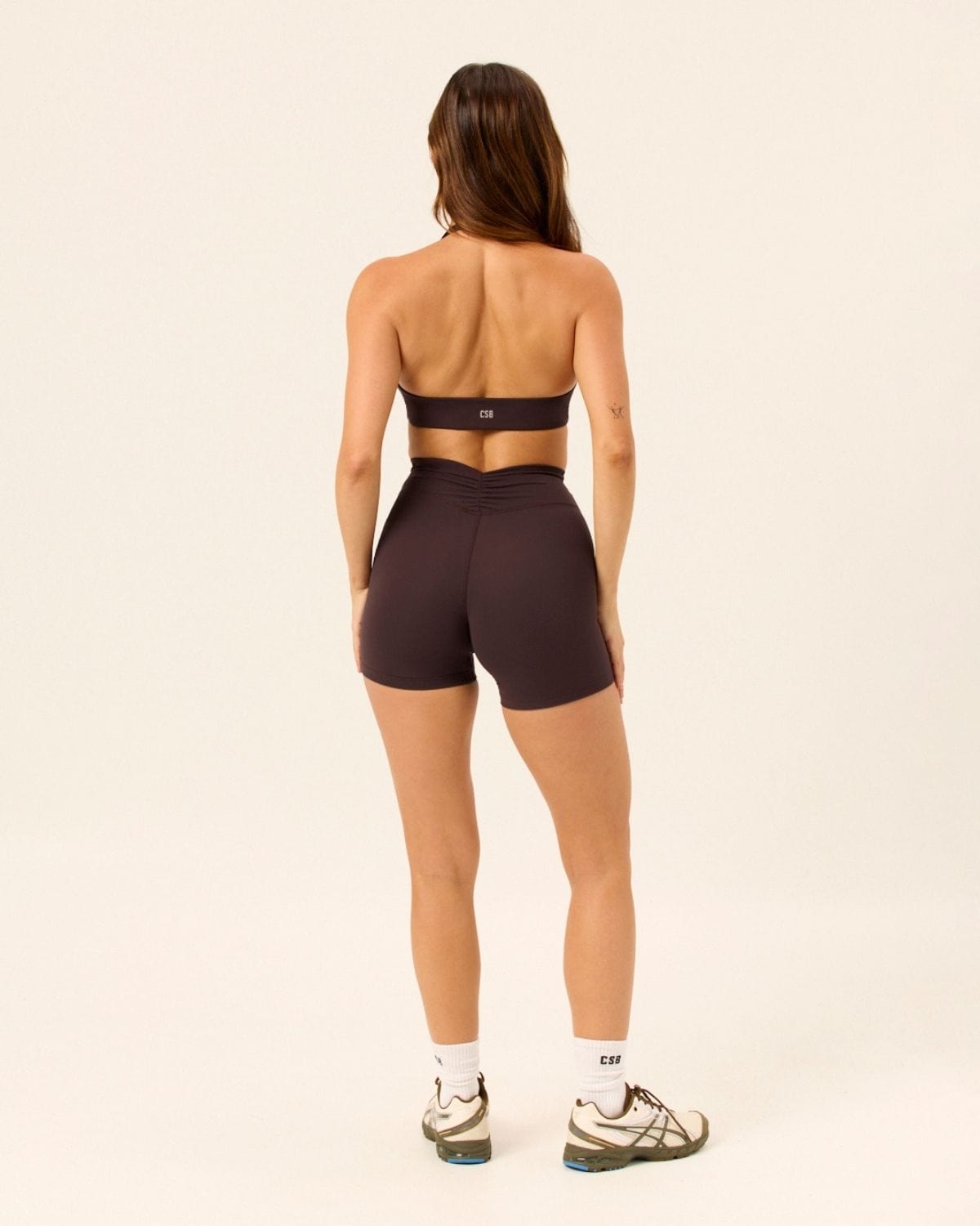 Form Gather Waist Shorts 5" | Espresso