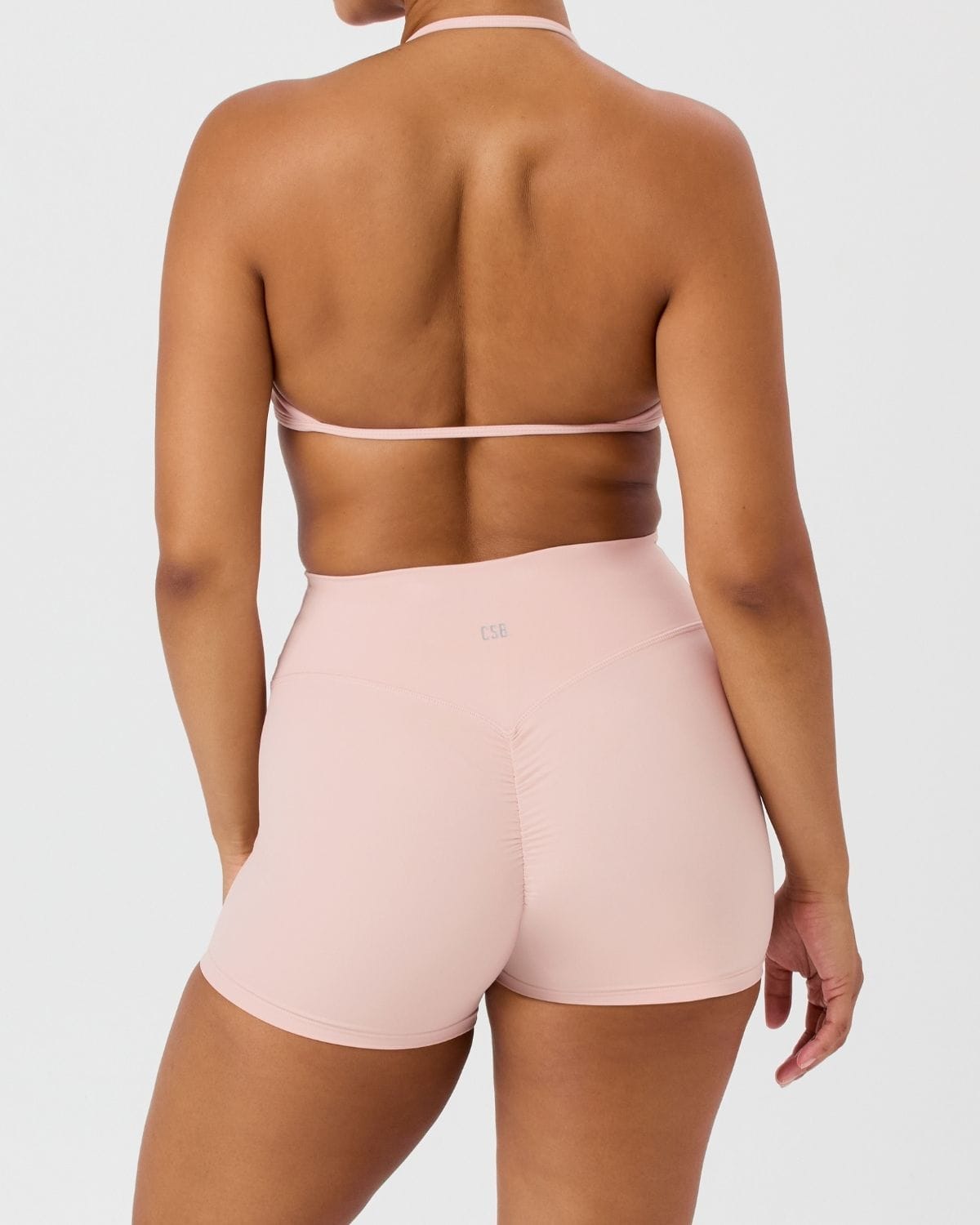 Freedom Scrunch Shorts 4" | Blush