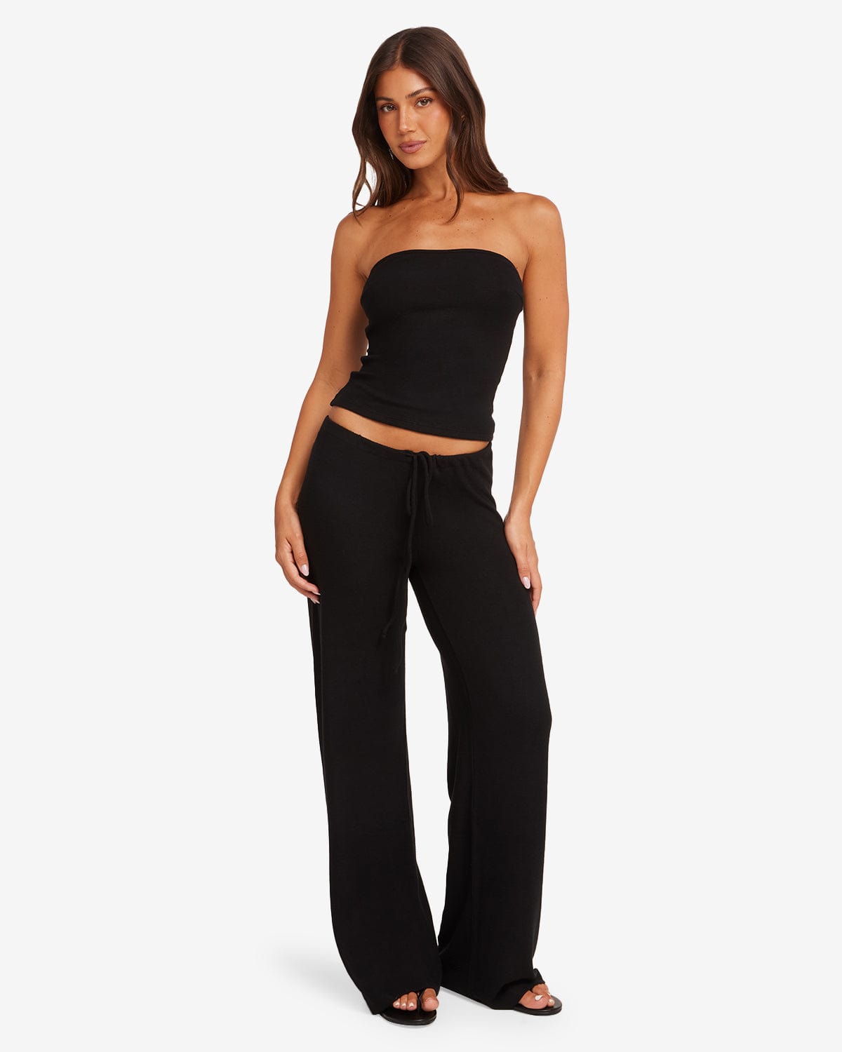 Terry Resort Pants | Black