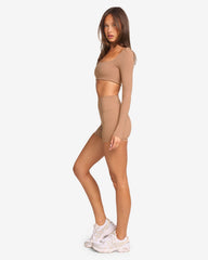 Freedom Scrunch Shorts 4" | Toffee