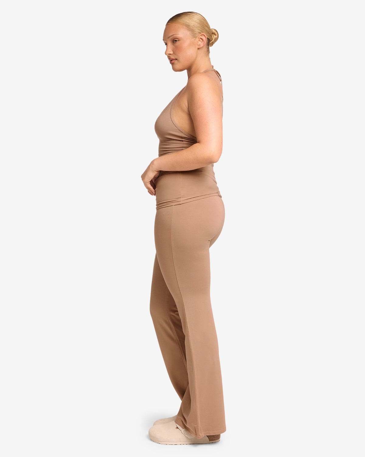 Jersey Flare Pants | Toffee