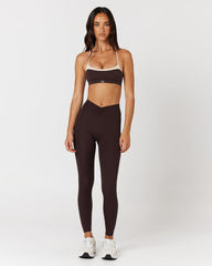 Form Gather Waist Leggings | Espresso