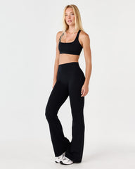Form Invisible Scrunch Flare Leggings | Black